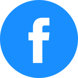 Facebook icon blue